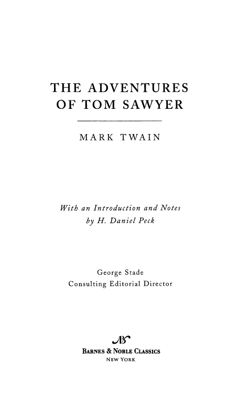 Obal knihy The Adventures of Tom Sawyer